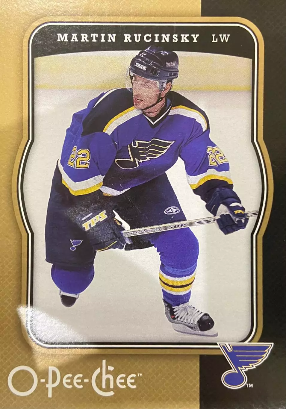 Карточка Martin Rucinsky-Мартин Ручинский St. Louis Blues/Сент-Луис Блюз НХЛ/NHL