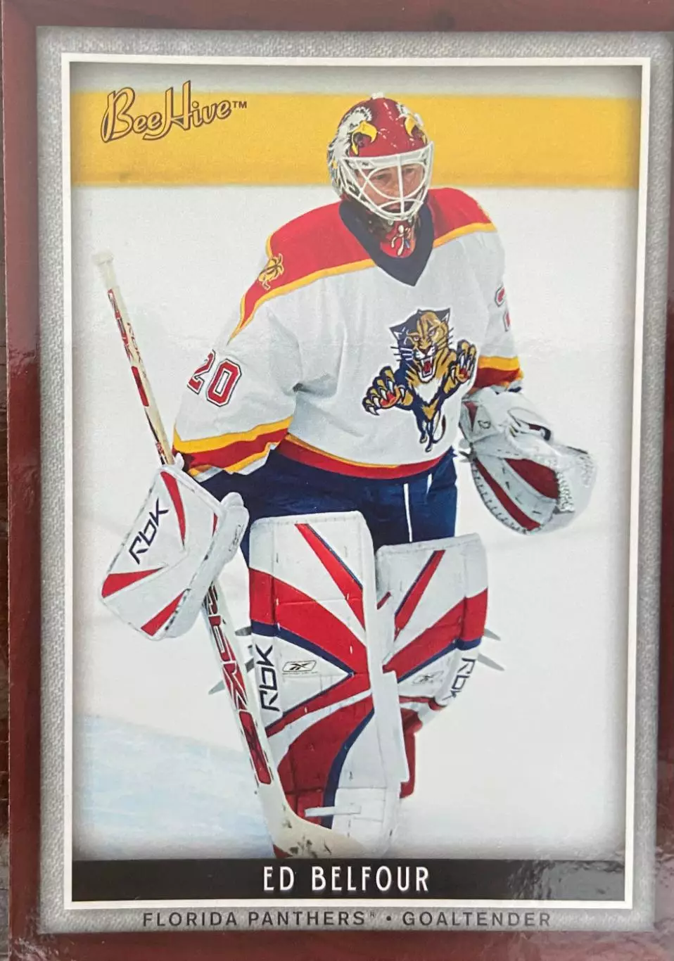 Хоккей. Карточка Ed Belfour-Эд Бельфор Florida Panthers-Флорида Пантерз НХЛ/NHL