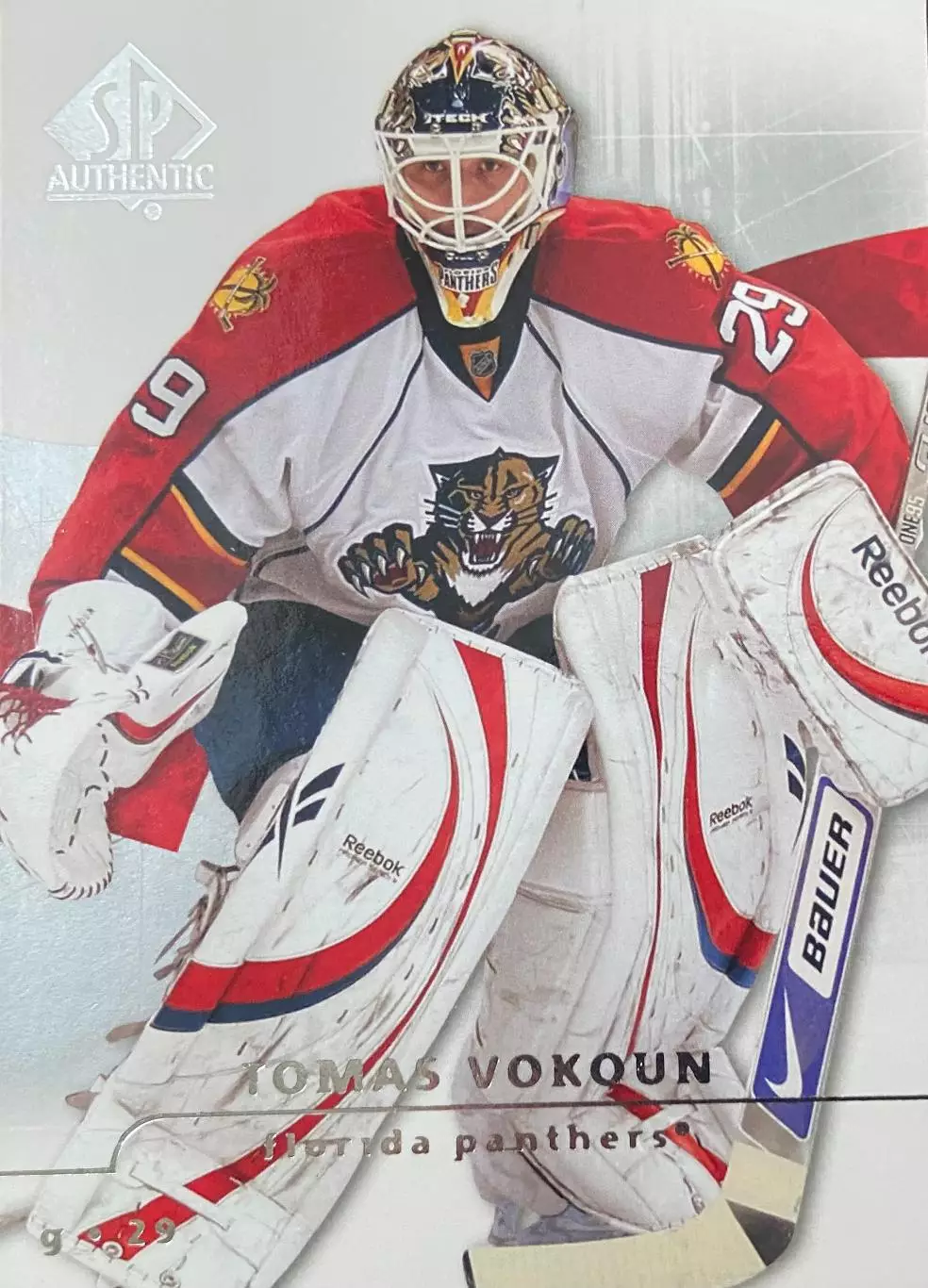 Хоккей. Карточка Tomas Vokoun - Томаш Вокоун Florida Panthers-Флорида НХЛ/NHL