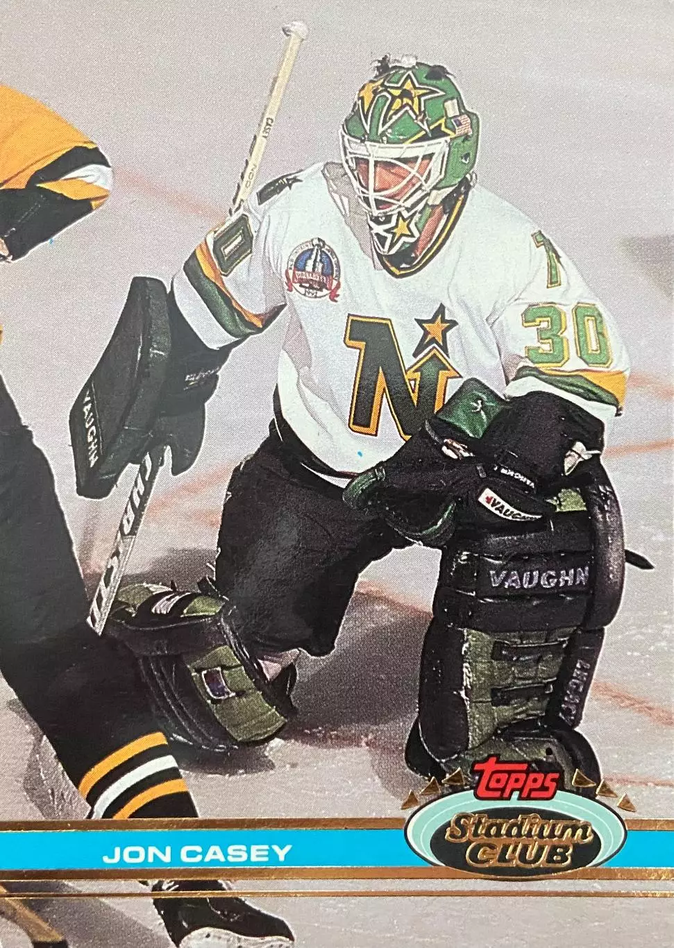Хоккей. Карточка Jon Casey - Джон Кейси Minnesota North Stars-Миннесота НХЛ NHL