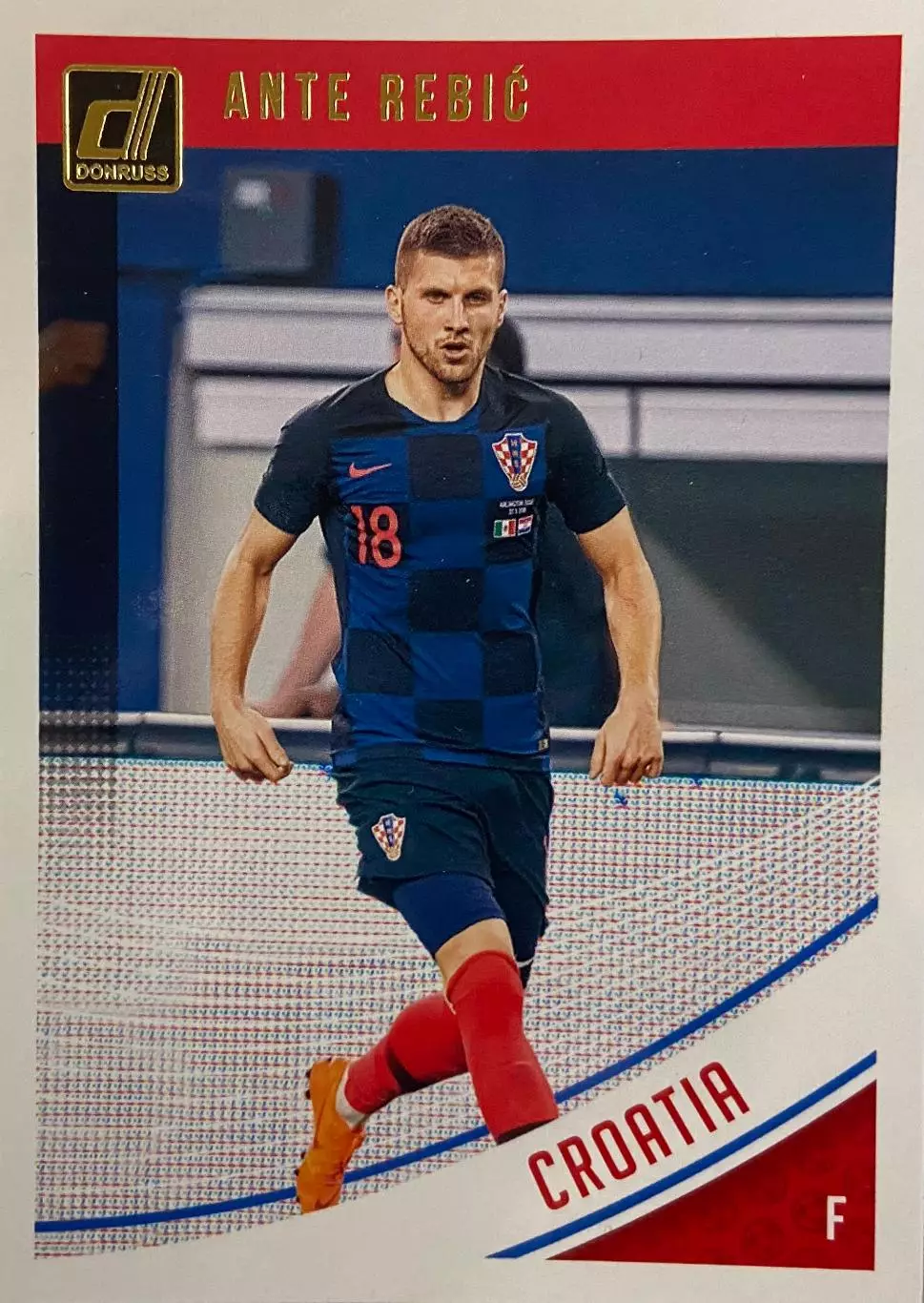 Футбол Карточка Ante Rebic - Анте Ребич Хорватия, Милан, Айнтрахт Panini 2018-19