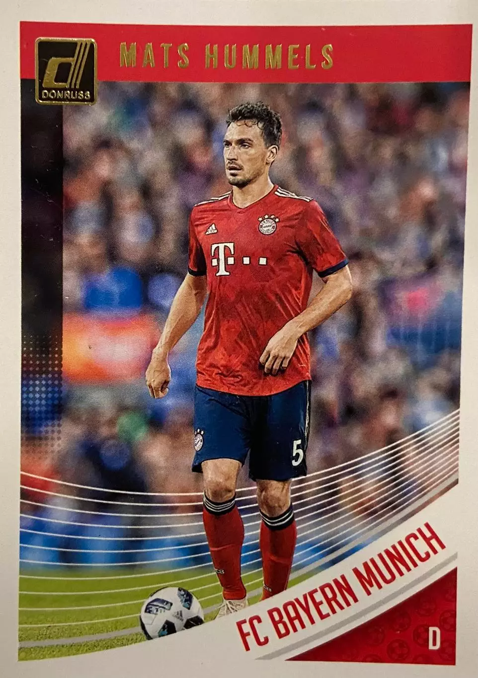 Футбол Карточка Матс Хуммельс Бавария Мюнхен, Боруссия Дортмунд Panini 2018-19