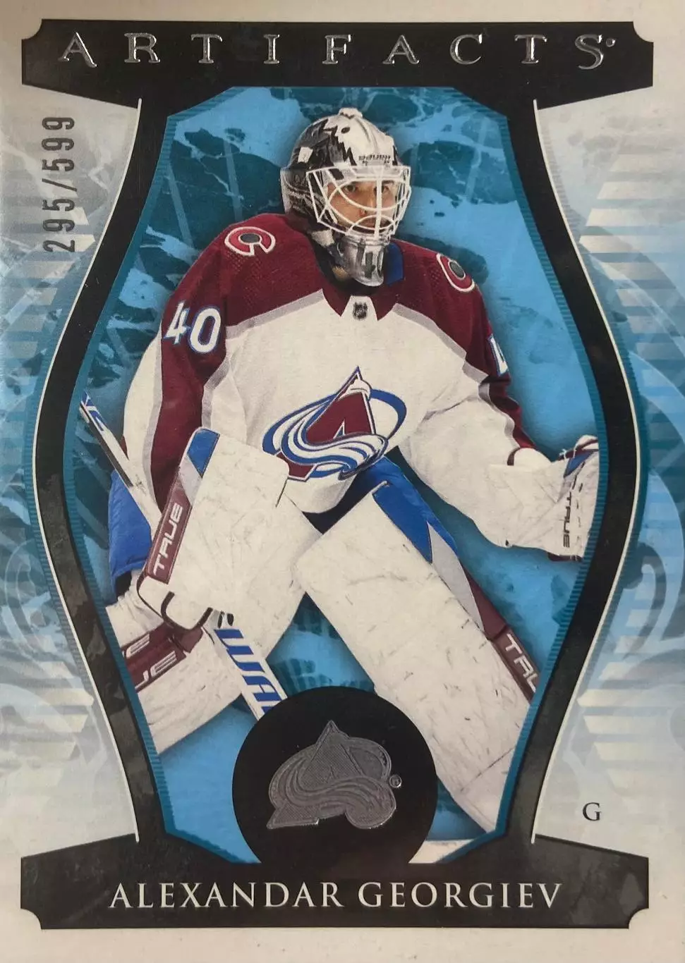 Хоккей Карточка Александр Георгиев Colorado-Колорадо, Спартак Москва НХЛ/КХЛ/NHL