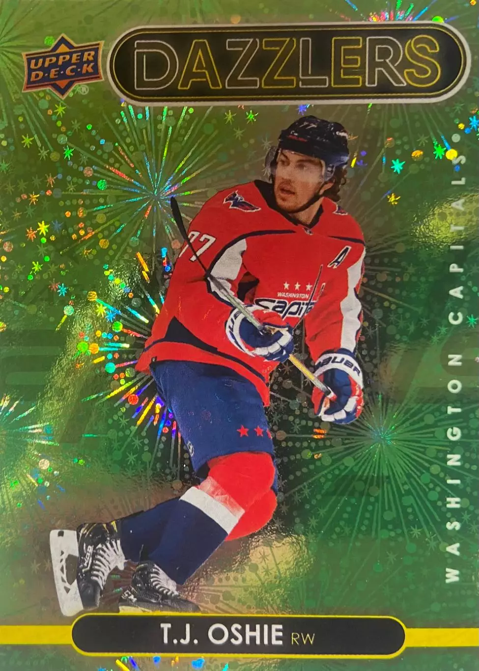 Хоккей. Карточка T.J. Oshie - Ти Джей Оши Washington Capitals-Вашингтон НХЛ/NHL