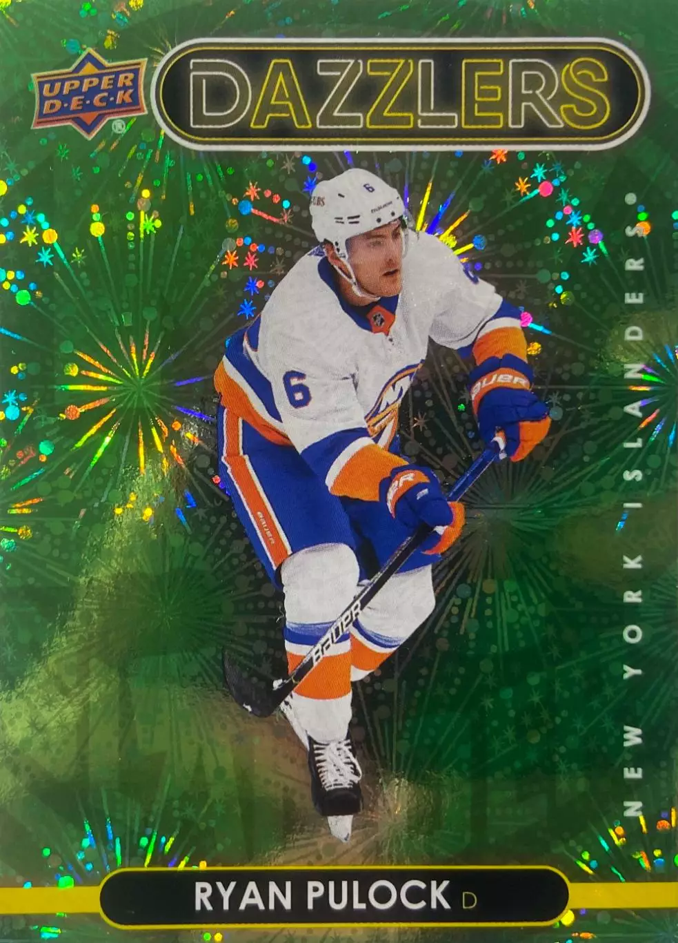 Хоккей. Карточка Ryan Pulock -Райан Пулок New York Islanders - Айлендерс НХЛ-NHL