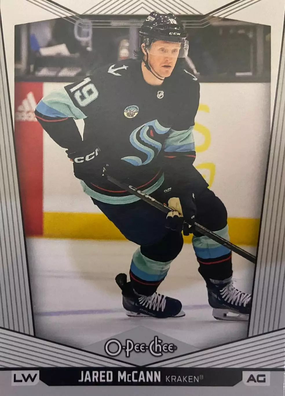 Хоккей. Карточка Jared McCann-Джаред Макканн Seattle Kraken-Сиэтл Кракен НХЛ/NHL