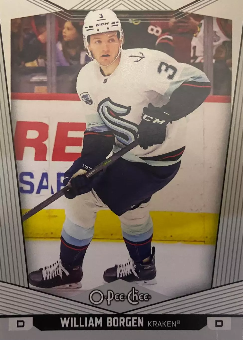 Хоккей Карточка William Borgen-Уильям Борген Seattle Kraken-Сиэтл Кракен НХЛ/NHL