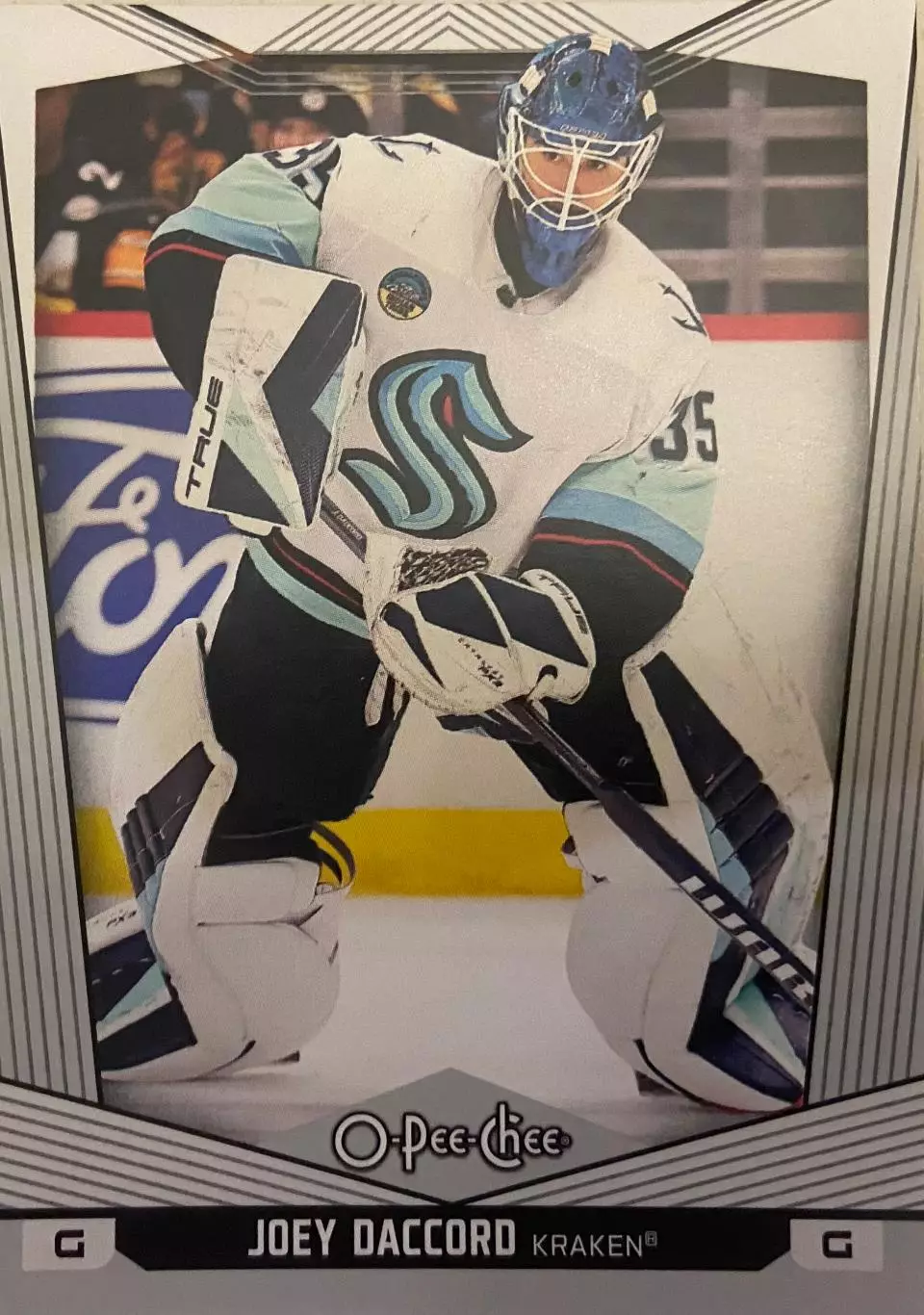 Хоккей. Карточка Joey Daccord-Джоуи Даккор Seattle Kraken - Сиэтл Кракен НХЛ/NHL