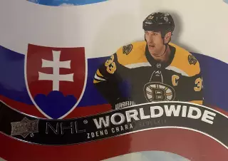 Хоккей. Карточка Zdeno Chara-Здено Хара Boston Bruins/Бостон, Лев Прага НХЛ/NHL