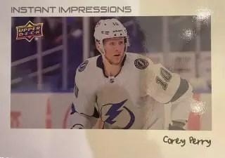 Карточка Corey Perry - Кори Перри Tampa Bay Lightning-Тампа-Бэй Лайтнинг НХЛ-NHL