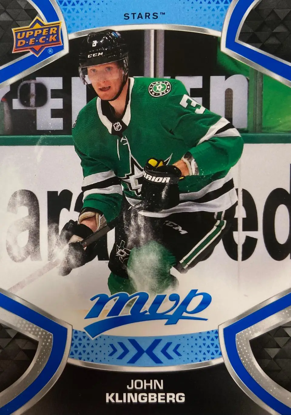 Хоккей. Карточка John Klingberg-Йон Клингберг Dallas Stars -Даллас Старз НХЛ/NHL