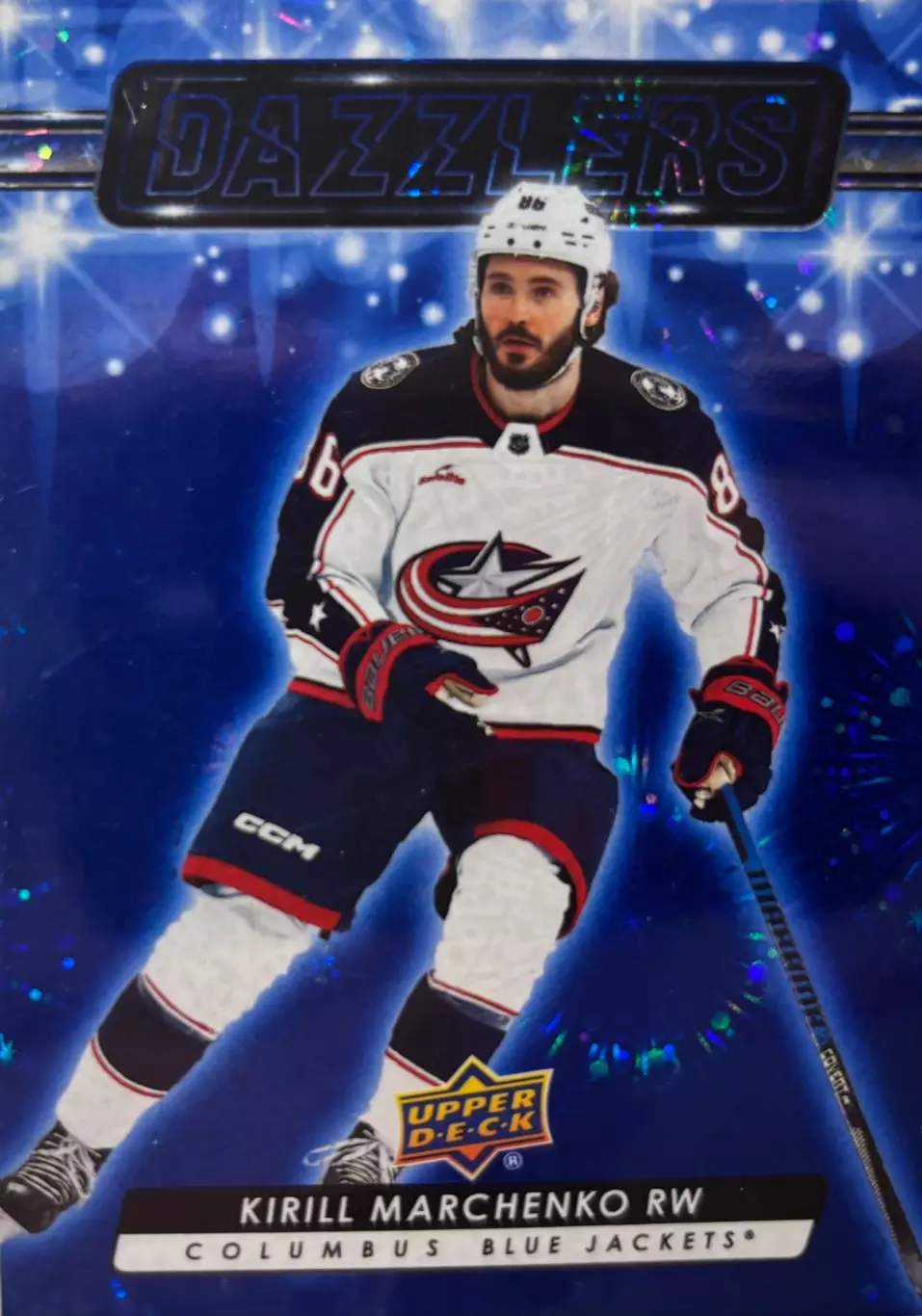 Карточка Кирилл Марченко Columbus Blue Jackets/Коламбус, Сочи, СКА НХЛ/NHL/КХЛ