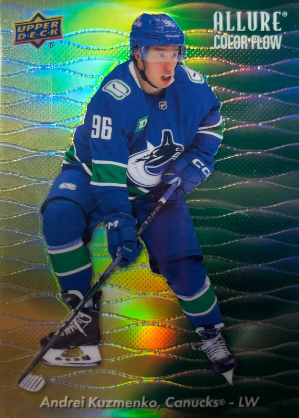 Карточка Андрей Кузьменко Vancouver Canucks/Ванкувер Кэнакс ЦСКА/СКА НХЛ/NHL/КХЛ