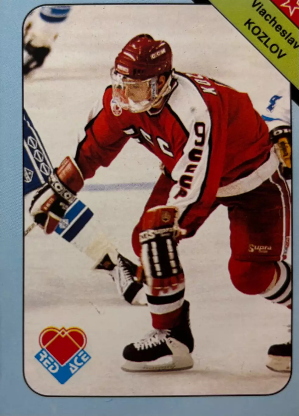 Хоккей. Карточка Вячеслав Козлов Россия, Динамо, Спартак,ЦСКА Москва, Химик КХЛ
