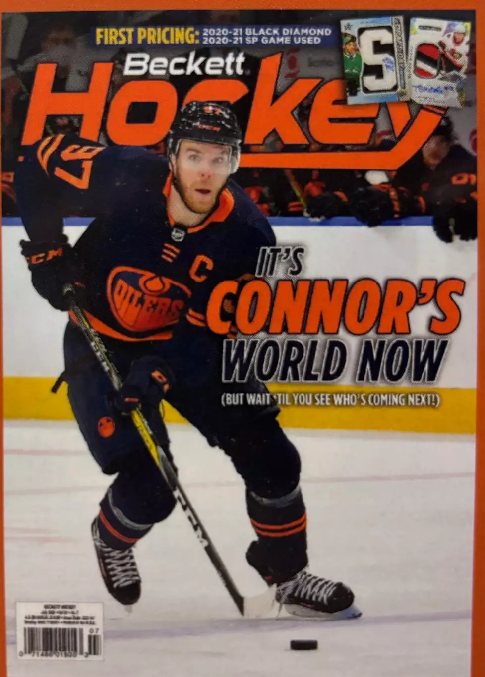 Хоккей. Карточка Connor McDavid-Коннор Макдэвид Edmonton Oilers-Эдмонтон НХЛ/NHL