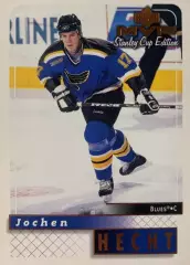Хоккей. Карточка Jochen Hecht-Йохен Хехт St. Louis Blues/Сент-Луис Блюз НХЛ/NHL