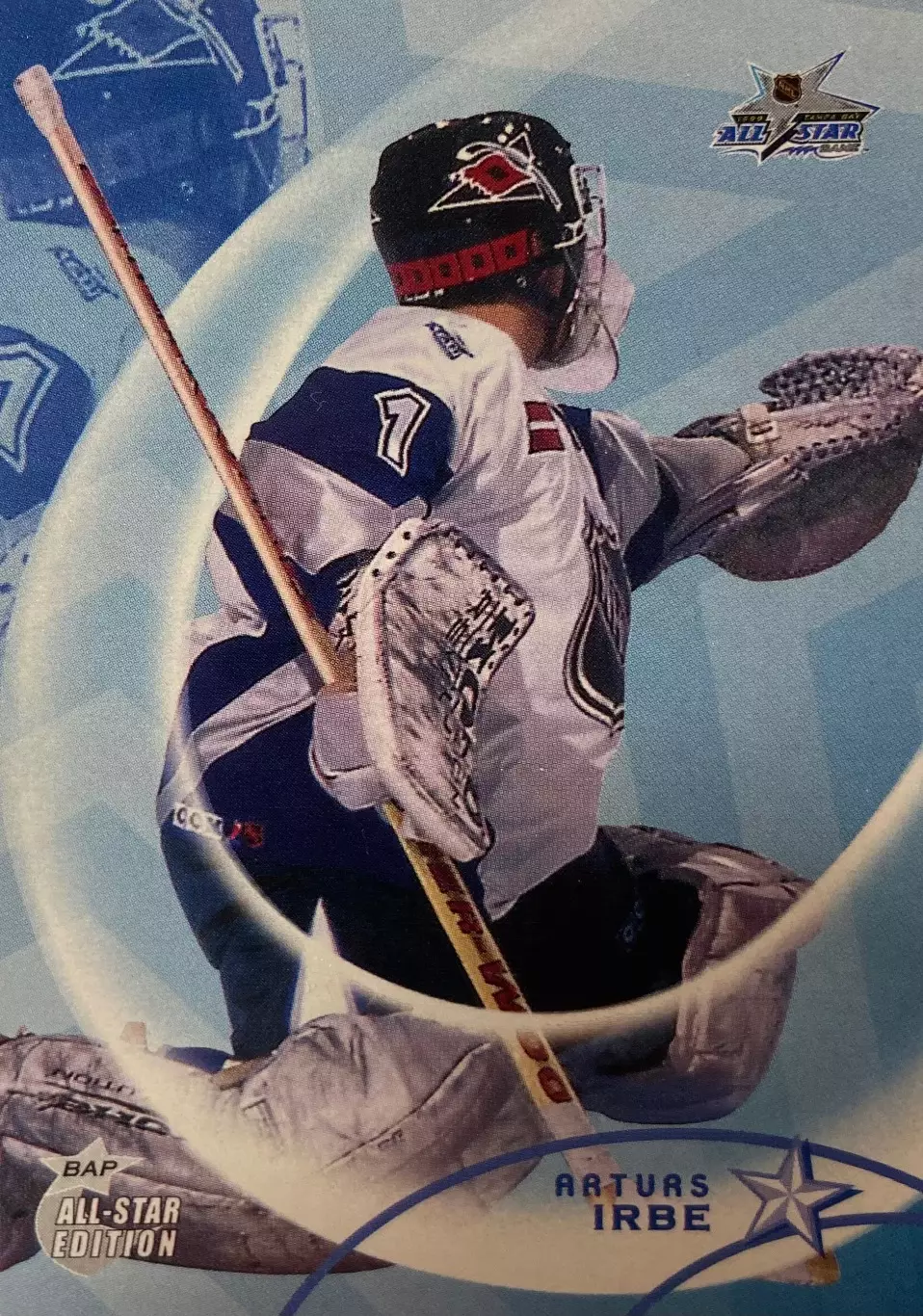 Карточка Arturs Irbe - Артурс Ирбе San Jose Sharks, Динамо Рига, ЦСКА НХЛ NHL