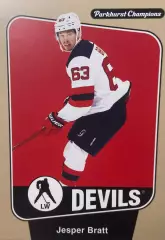 Хоккей. Карточка Jesper Bratt-Йеспер Братт New Jersey Devils-Нью-Джерси НХЛ NHL