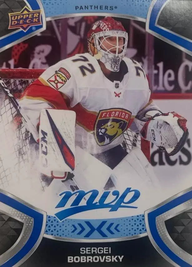 Карточка Сергей Бобровский Florida Panthers, Металлург Новокузнецк, СКА НХЛ КХЛ