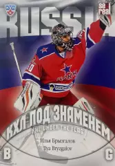 Хоккей. Карточка Илья Брызгалов ЦСКА Москва КХЛ/KHL 2013/14 SeReal