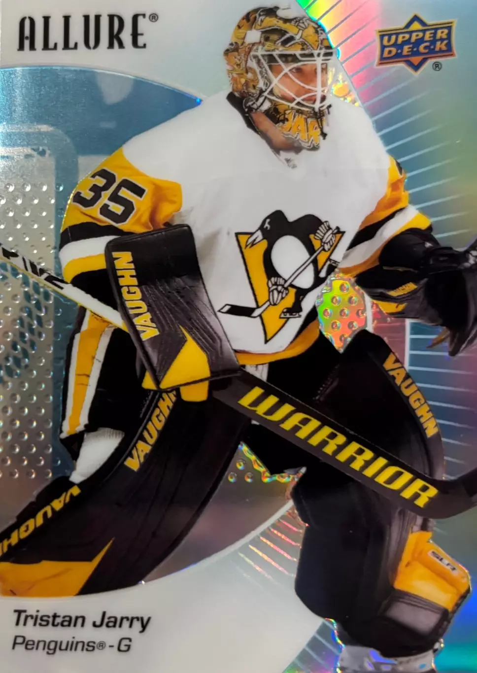 Карточка Tristan Jarry - Тристан Джарри Pittsburgh Penguins - Питтсбург НХЛ-NHL