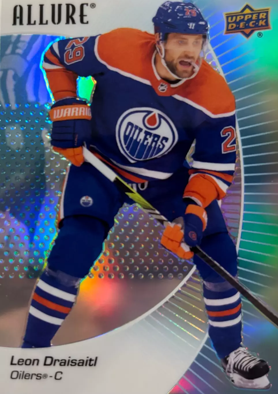 Хоккей. Карточка Leon Draisaitl-Леон Драйзайтль Edmonton Oilers-Эдмонтон НХЛ/NHL