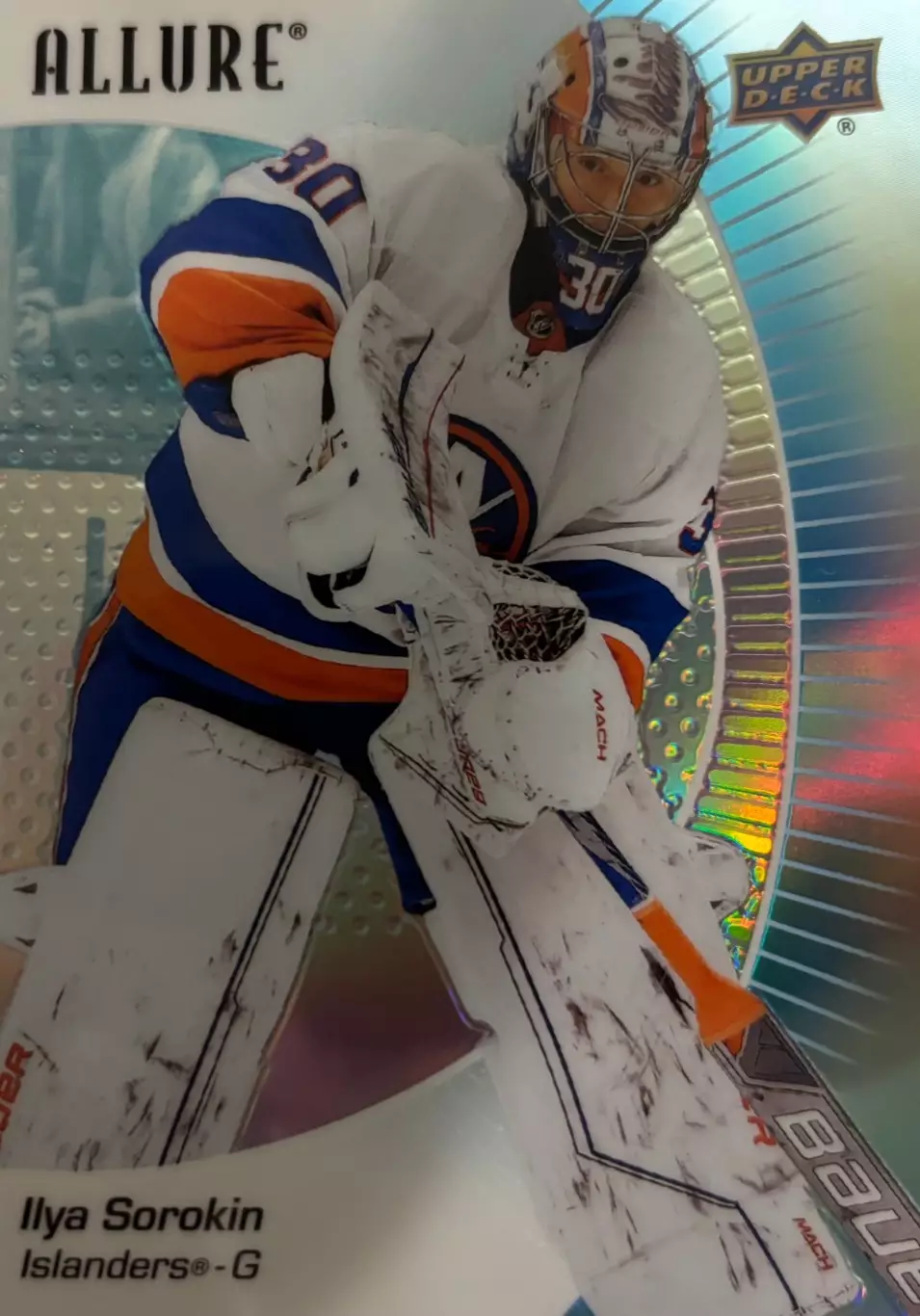 Хоккей. Карточка Илья Сорокин ЦСКА Москва, New York Islanders-Айлендерс НХЛ NHL