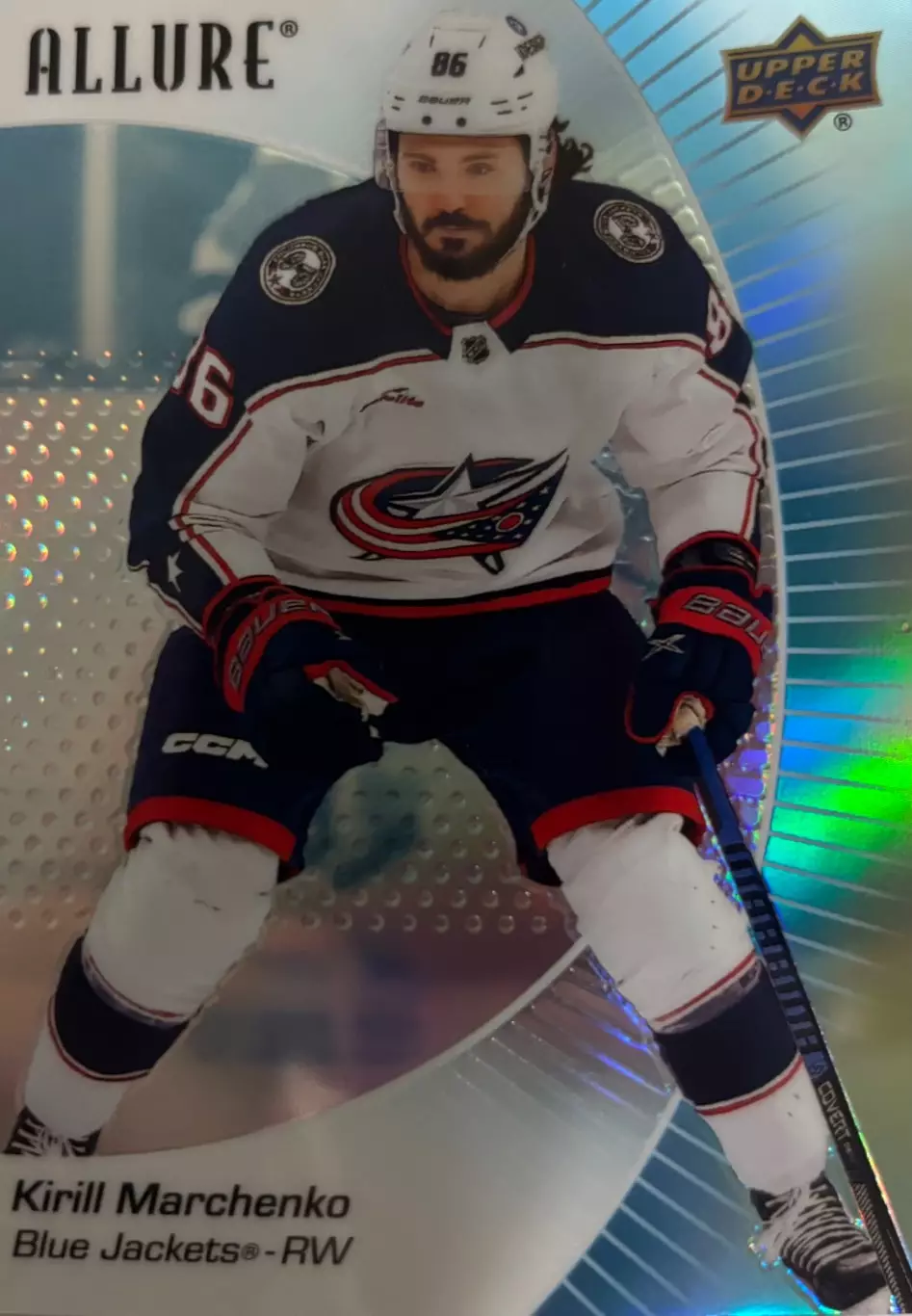 Карточка Кирилл Марченко Columbus Blue Jackets/Коламбус, Сочи, СКА НХЛ/NHL/КХЛ