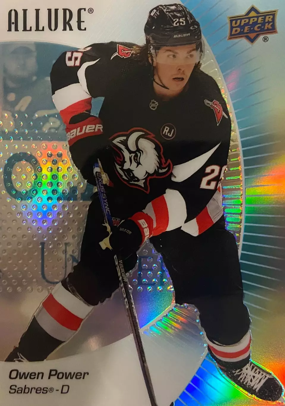 Хоккей. Карточка Owen Power - Оуэн Пауэр Buffalo Sabres - Баффало Сейбрз НХЛ-NHL