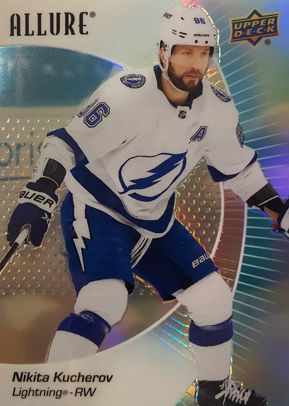 Карточка Никита Кучеров Tampa Bay Lightning/Тампа-Бэй, ЦСКА Москва НХЛ/NHL/КХЛ