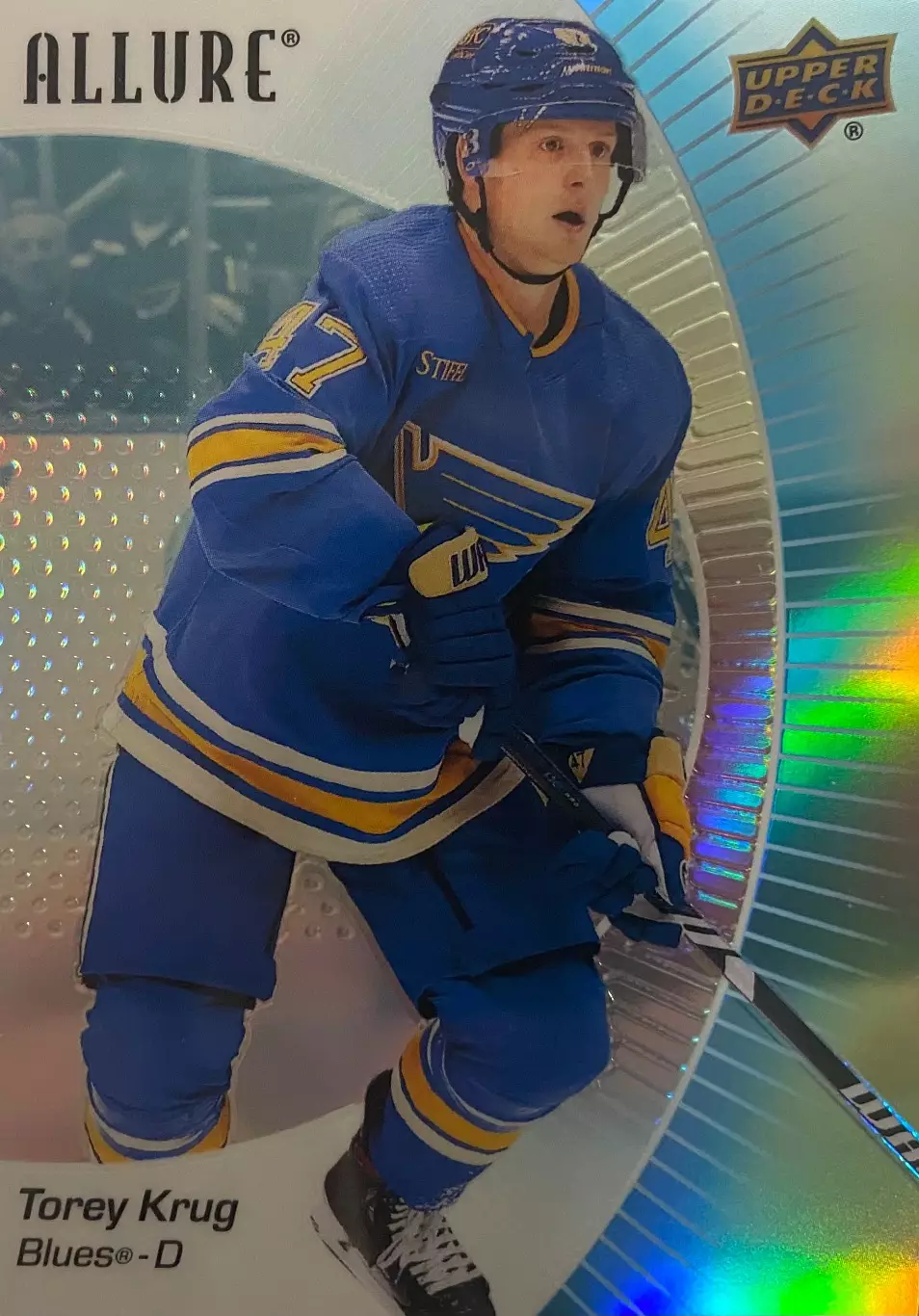 Хоккей. Карточка Torey Krug - Тори Круг St. Louis Blues - Сент-Луис Блюз НХЛ-NHL