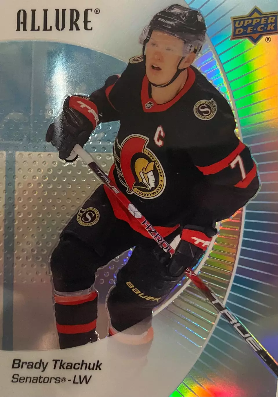 Хоккей. Карточка Brady Tkachuk - Брэди Ткачук Ottawa Senators-Оттава НХЛ NHL