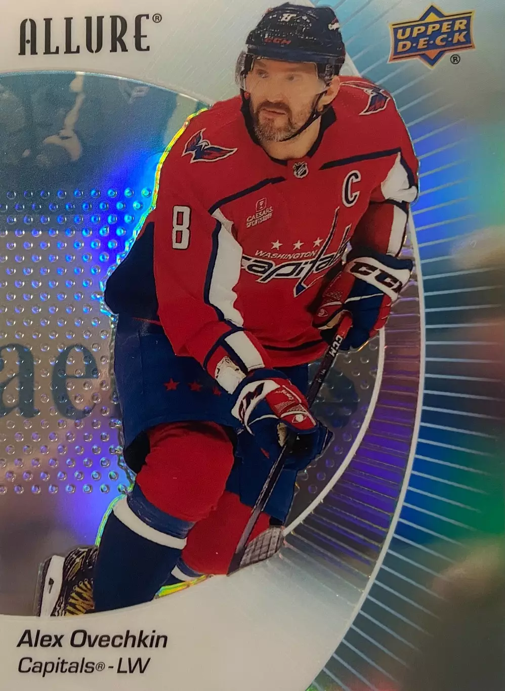 Карточка Александр Овечкин Washington Capitals, Вашингтон, Динамо Москва НХЛ КХЛ