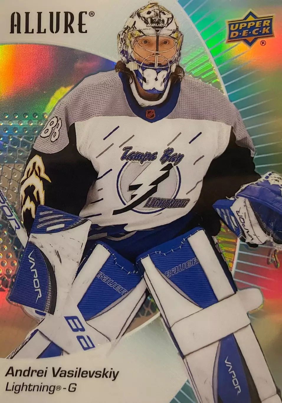 Карточка Андрей Василевский Тампа-Бэй Лайтнинг, Салават Юлаев Уфа КХЛ/NHL/НХЛ