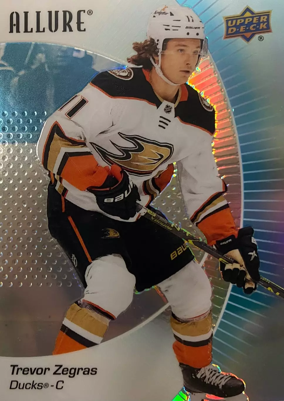 Хоккей Карточка Trevor Zegras-Тревор Зеграс Anaheim Ducks-Анахайм Дакс НХЛ-NHL