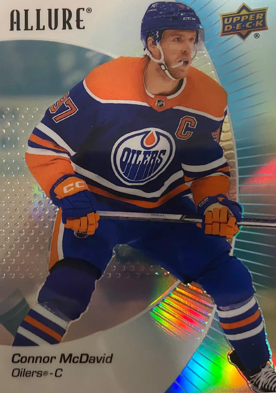 Хоккей. Карточка Connor McDavid-Коннор Макдэвид Edmonton Oilers-Эдмонтон НХЛ-NHL