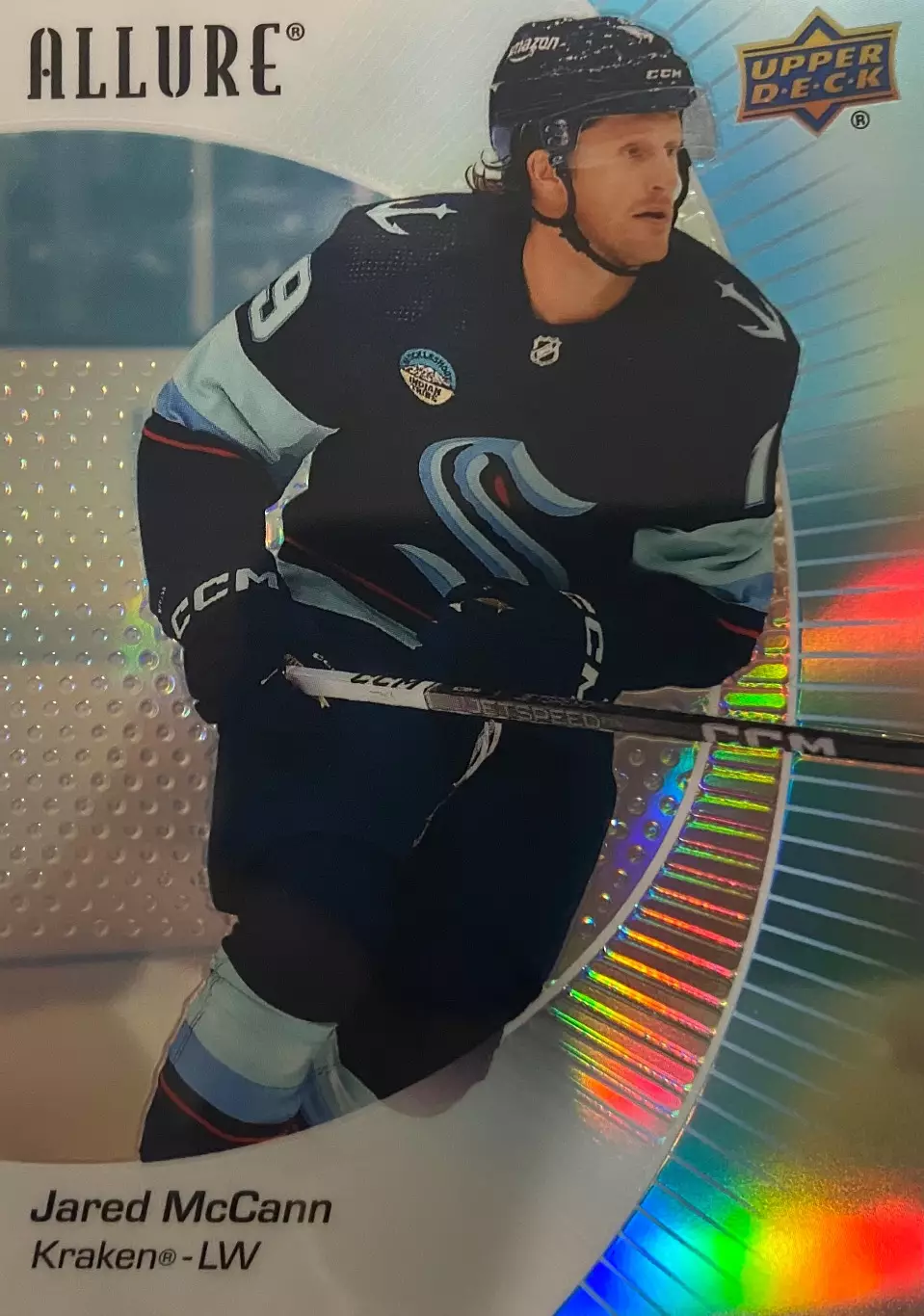 Хоккей. Карточка Jared McCann-Джаред Макканн Seattle Kraken-Сиэтл Кракен НХЛ/NHL