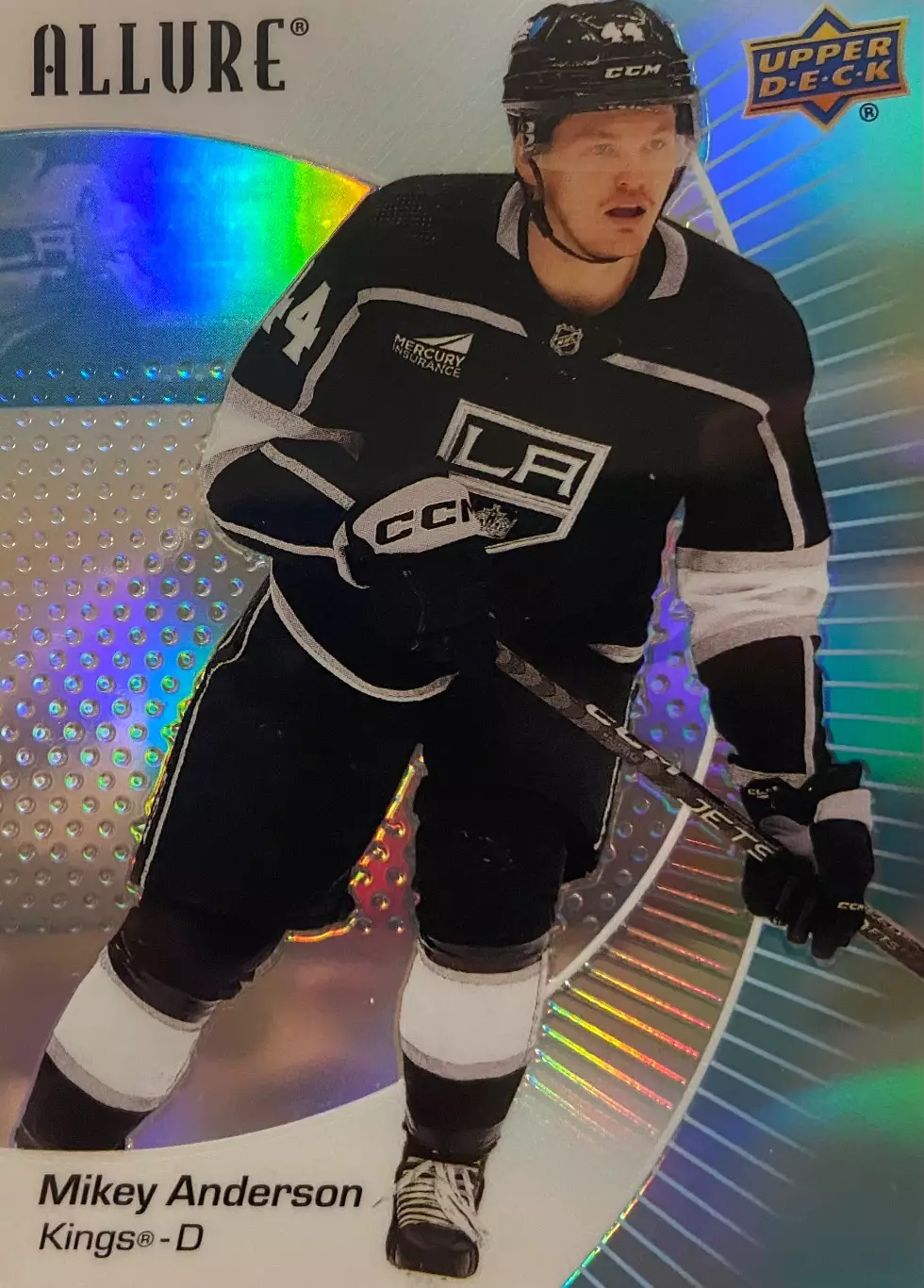 Карточка Mikey Anderson - Мики Андерсон Los Angeles Kings - Лос-Анджелес НХЛ/NHL