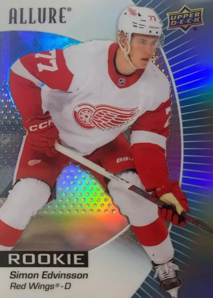 Карточка Simon Edvinsson - Симон Эдвинссон Detroit Red Wings - Детройт НХЛ/NHL