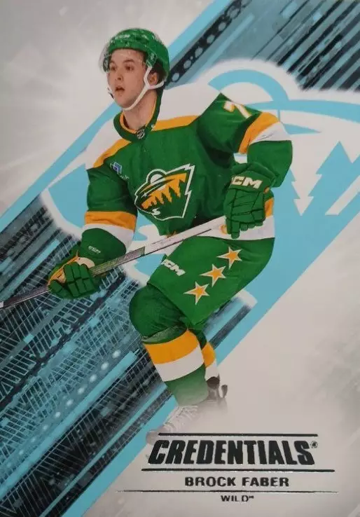 Хоккей. Карточка Brock Faber-Брок Фейбер Minnesota Wild-Миннесота Уайлд НХЛ-NHL