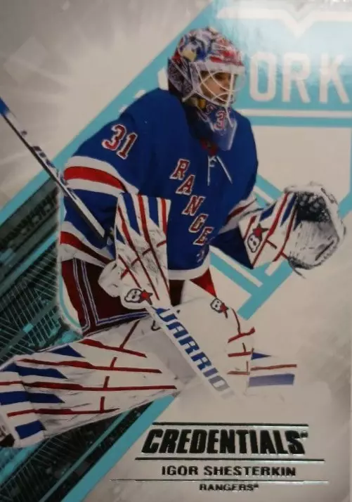 Хоккей Карточка Игорь Шестеркин New York Rangers-Рейнджерс, Спартак, СКА НХЛ/КХЛ