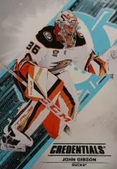 Хоккей. Карточка John Gibson - Джон Гибсон Anaheim Ducks/Анахайм Дакс НХЛ/NHL