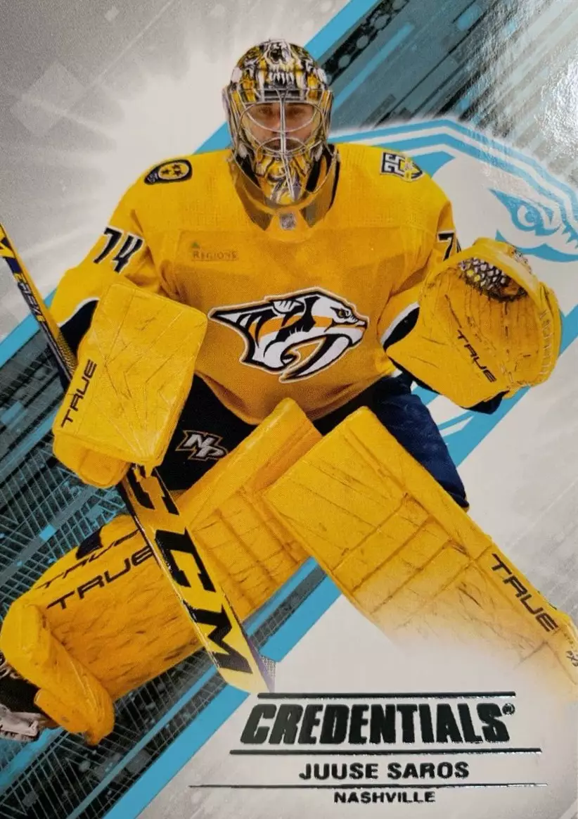 Хоккей. Карточка Juuse Saros-Юусе Сарос Nashville Predators - Нэшвилл НХЛ-NHL