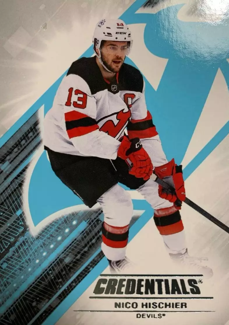 Хоккей. Карточка Nico Hischier - Нико Хишир New Jersey Devils/Нью-Джерси НХЛ/NHL