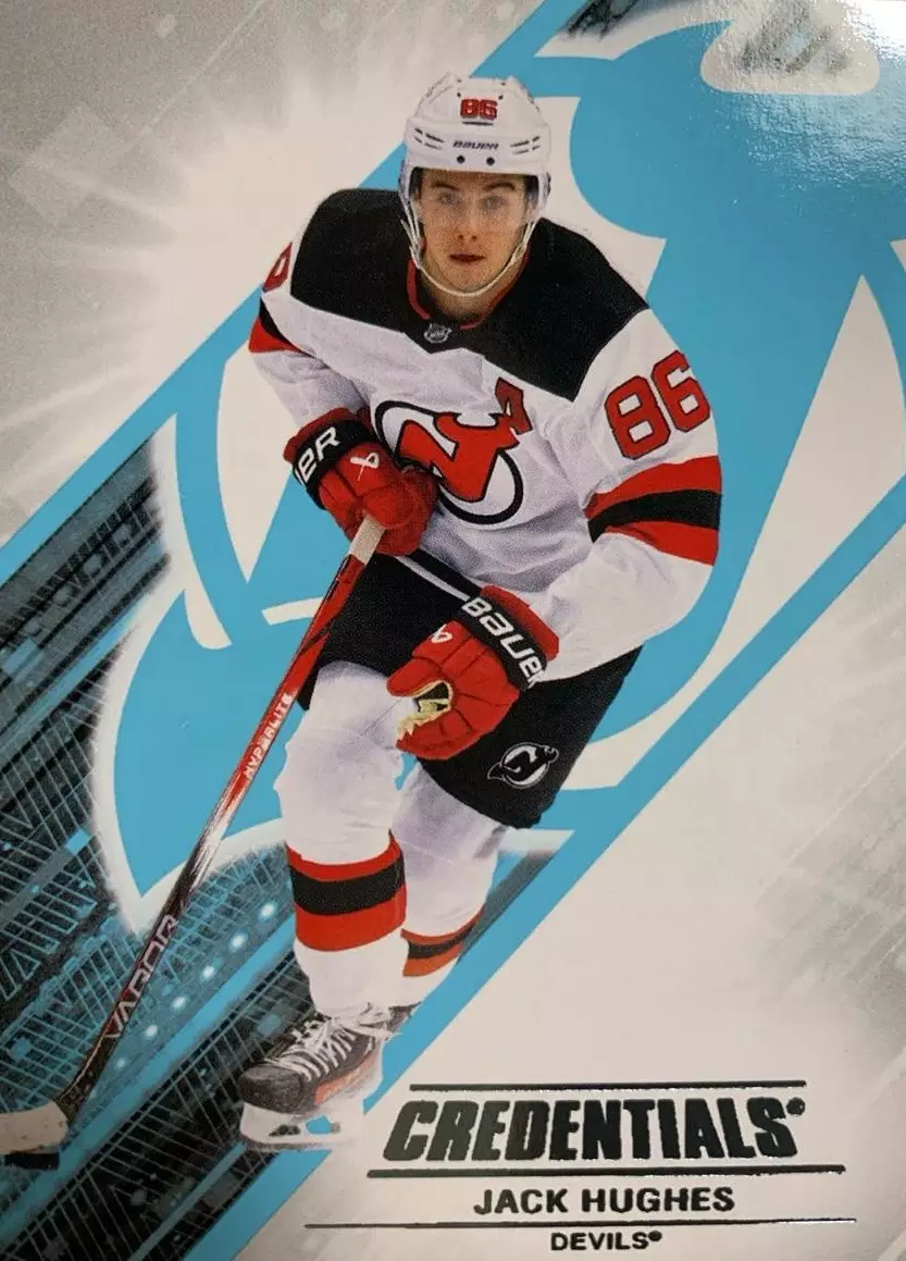 Хоккей. Карточка Jack Hughes - Джек Хьюз New Jersey Devils/Нью-Джерси НХЛ/NHL