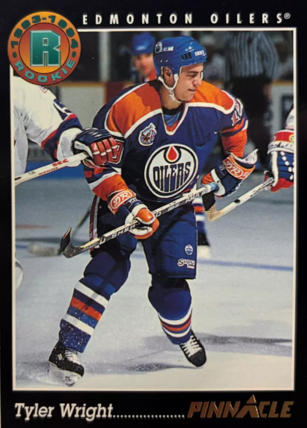 Хоккей Карточка Tyler Wright-Тайлер Райт Edmonton Oilers-Эдмонтон Ойлерз НХЛ/NHL