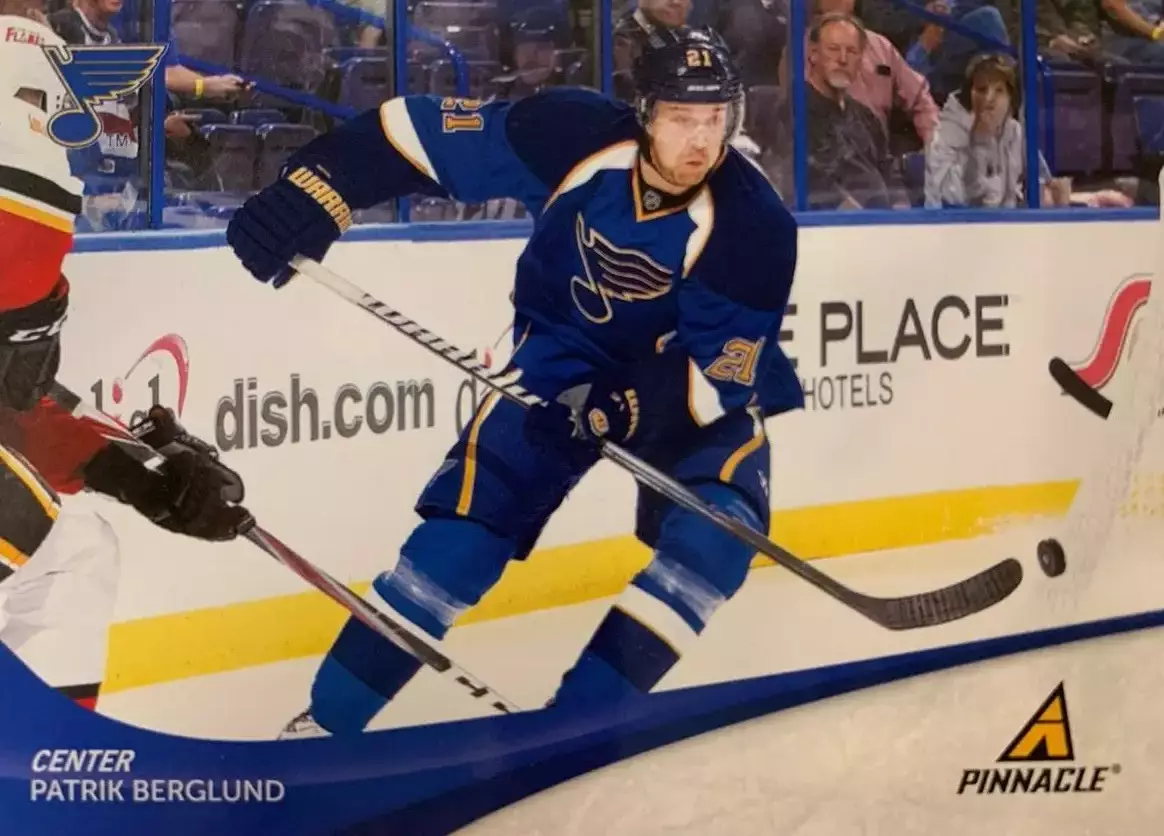 Карточка Patrik Berglund-Патрик Берглунд St. Louis Blues/Сент-Луис Блюз НХЛ NHL