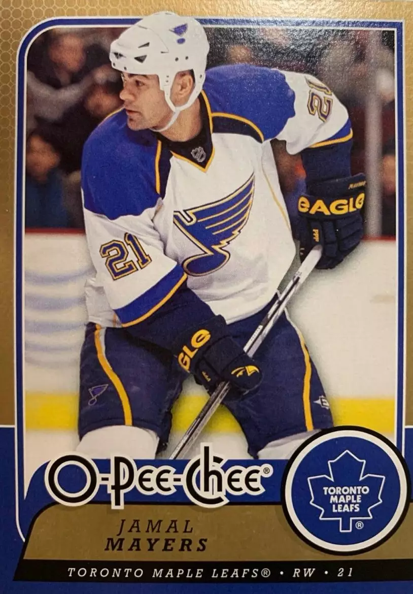 Карточка Jamal Mayers - Джамал Майерс St. Louis Blues - Сент-Луис Блюз НХЛ/NHL