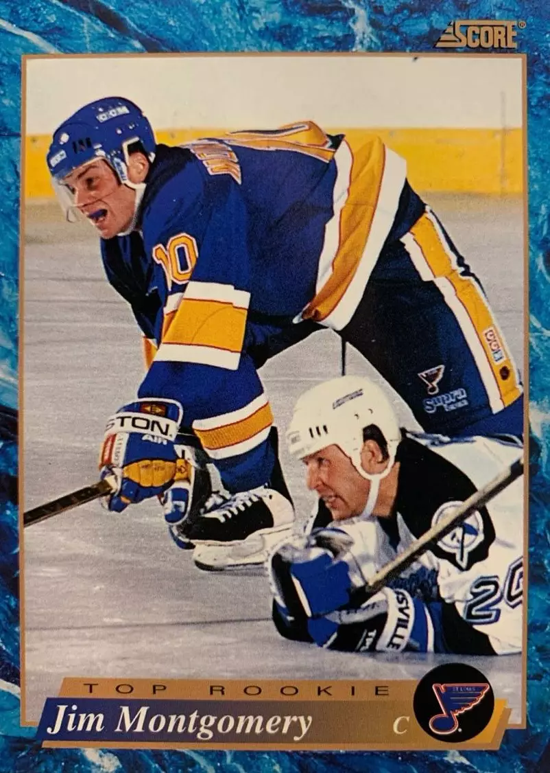 Карточка Jim Montgomery-Джим Монтгомери St. Louis Blues - Сент-Луис Блюз НХЛ NHL