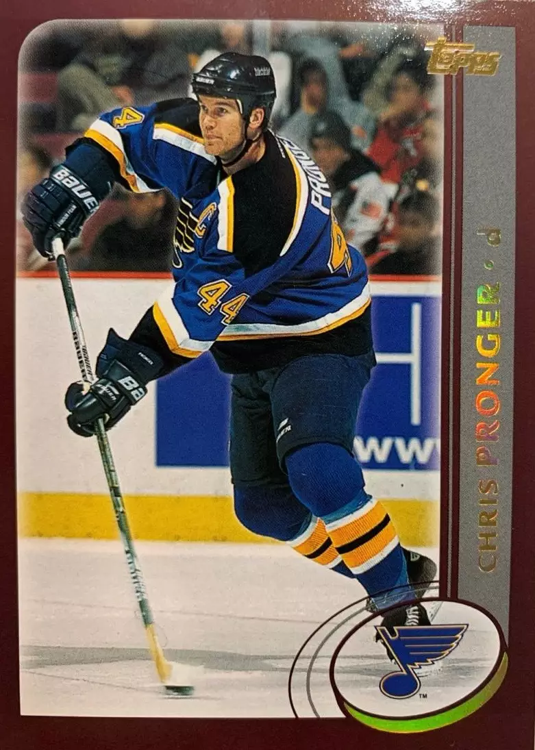 Хоккей Карточка Chris Pronger-Крис Пронгер St Louis Blues/Сент-Луис Блюз НХЛ/NHL